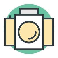 Trendy Camera Concepts vector