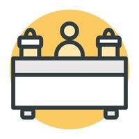 Checkout Counter Concepts vector