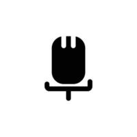 this is the microphone icon vector