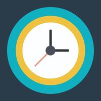 Trendy Clock Concepts vector