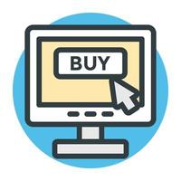 conceptos de compras online vector