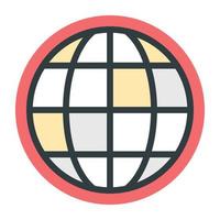 Trendy Globe Concepts vector