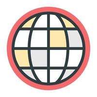 Trendy Globe Concepts vector