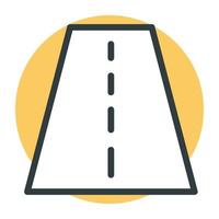 Trendy Road Concepts vector