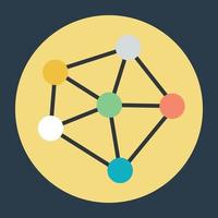 Trendy Network Concepts vector