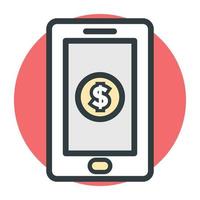 Mobile Banking Concepts vector