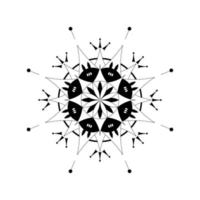 Creative vector design, Simple mandala flower for decorative or background.