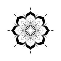 Creative vector design, Simple mandala flower for decorative or background.