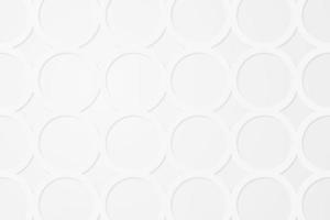 White Abstract Circle Geometric Background vector