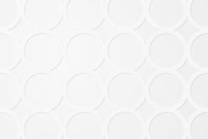 White Abstract Circle Geometric Background vector