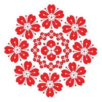 sakura flower pattern vector