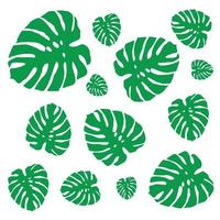nature leaf pattern vector design