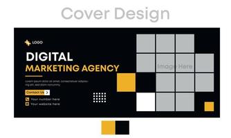 Creative cover design and art work This help to grow your business vector