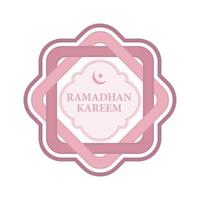 Ramadhan kareem ornament vector background