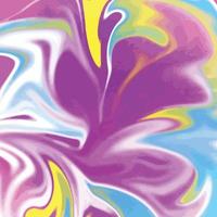Liquid abstract texture background, colorful swirl pattern vector