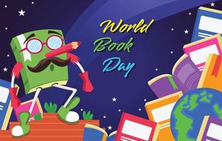 World Book Day Background vector