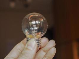 Incandescent light bulb photo