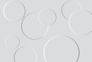 Abstract background with 3d circles. vector