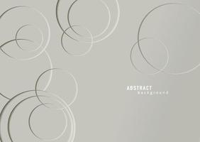 Abstract background with 3d circles. vector