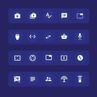 conjunto de iconos modernos de líneas finas. esbozar signos aislados para móviles y web. pictogramas de alta calidad. conjunto de iconos lineales de negocios,