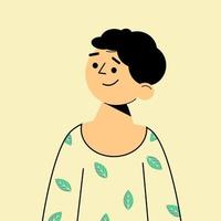 diseño vectorial de personajes de dibujos animados. vector