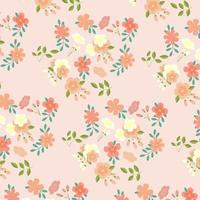 Abstract flower pattern background. Vector. vector