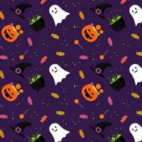 fondo abstracto de diseño de patrones de halloween. vector. vector