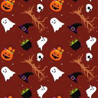 Abstract halloween pattern design background. Vector. vector