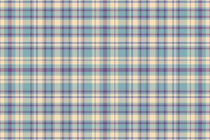 Tartan plaid pattern with texture and retro color. vector
