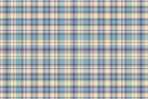 Tartan plaid pattern with texture and retro color. vector