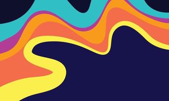 Abstract colorful wavy style background. vector