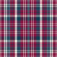 Tartan plaid pattern with texture and retro color. vector