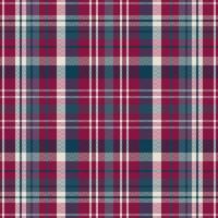 Tartan plaid pattern with texture and retro color. vector