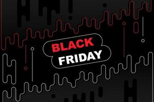 Black friday banner background with rounded shape. Vector. vector