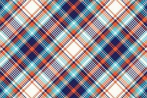 Tartan plaid pattern with texture and retro color. vector