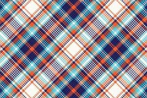 Tartan plaid pattern with texture and retro color. vector