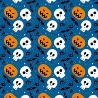 fondo abstracto de diseño de patrones de halloween. vector. vector