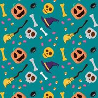 Abstract halloween pattern design background. Vector. vector