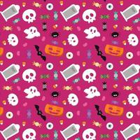 Abstract halloween pattern design background. Vector. vector