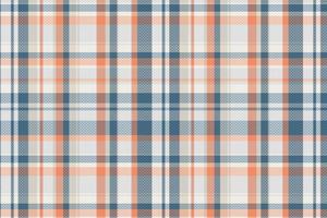 Tartan plaid pattern with texture and retro color. vector