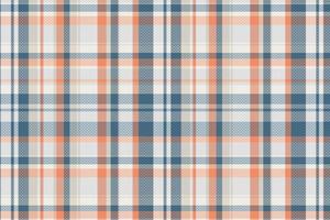 Tartan plaid pattern with texture and retro color. vector