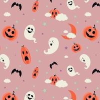 Abstract halloween pattern design background. Vector. vector