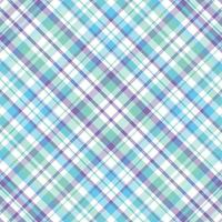 Tartan plaid pattern with texture and retro color. vector