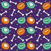 Abstract halloween pattern design background. Vector. vector