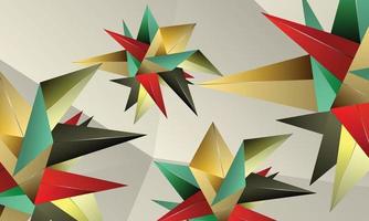 Abstract colorful polygonal style background. vector