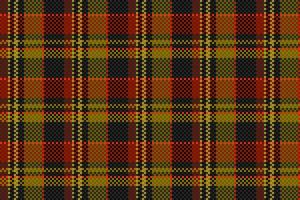Seamless checkered pattern background. fabric texture. Vector. vector