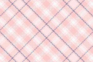 Tartan plaid pattern with texture and retro color. vector