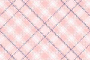 Tartan plaid pattern with texture and retro color. vector