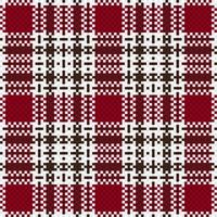 Seamless checkered pattern background. fabric texture. Vector. vector