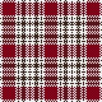 Seamless checkered pattern background. fabric texture. Vector. vector